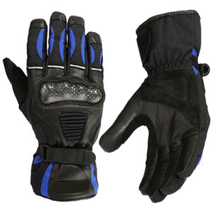 Guantes de cuero personalizados para motocicleta, resistentes al agua, a precio de fábrica - Product Image 1