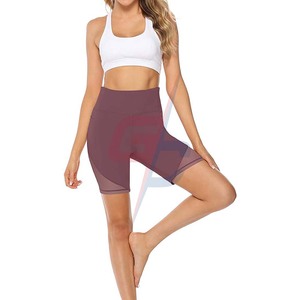Short de Yoga pour femmes, vêtements de Gym, taille haute, avec poches - Product Image 3