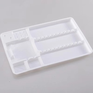 Fast Delivery Disposable Tattoo <strong>Tray</strong> PVC <strong>Plastic</strong> Plates <strong>Trays</strong> Display Plate for Microblading PMU <strong>Dental</strong> Tools Procedure - Product Image 2