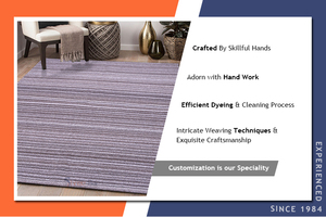 Tapis et ensembles tissés à la main en laine et coton 100% de qualité supérieure Nouveau design par un fabricant indien pour les acheteurs en gros - Product Image 2