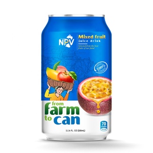 Jugo de Naranja Natural Esterilizado NPV, Recién Exprimido, en Lata de 330 ml, Paquete de 24 - Product Image 2