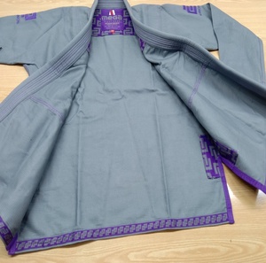 Fait sur mesure blanc brésilien jiu jitsu uniforme de haute qualité bjj gi personnalisé bjj gi brodé personnalisé bjj gi perle armure 450 gsm - Product Image 5
