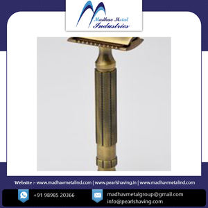 Maquinilla de afeitar de seguridad Fabricación India La mejor maquinilla de afeitar de seguridad Maquinilla de afeitar de buena calidad para hombres a precio mayorista - Product Image 3