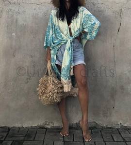 Boho Style <b>Cardigan</b> Summer Jacket Digital Printed <b>Long</b> Sleeve Boho Beach Women Kimono <b>Cardigan</b> - Product Image 4
