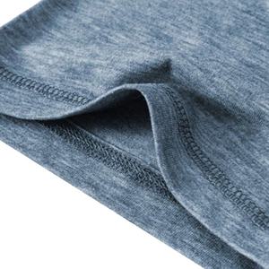 Sudadera de manga larga con cuello en V para hombre, Jersey masculino de estilo informal con botones, camiseta lisa y suave a la moda ligera - Product Image 3