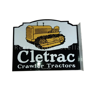 custom design Printed Porcelain <b>Enamel</b> Wall Hanging Advertising Flange <b>Sign</b> Outdoor Iron Painted Model Plated Brush Metal - Product Image 1