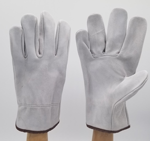 ถุงมือหนังแพะเกรด AB สำหรับงานสวน งานอุตสาหกรรม งานขับรถ ป้องกันนิ้วโป้ง ไม่มีซับใน - Product Image 4