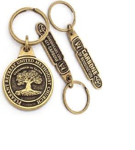 LLavero de reloj de arena de latón antiguo, reloj de arena de alta calidad, fabricante indio - Product Image 1