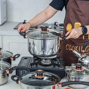 Ensemble <span class=keywords><strong>de</strong></span> casseroles en acier inoxydable chirurgical, antiadhésif, ustensiles <span class=keywords><strong>de</strong></span> cuisine durables, meilleur <span class=keywords><strong>prix</strong></span> <span class=keywords><strong>de</strong></span> gros - Product Image 3