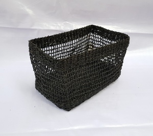 Paniers en jonc de mer brun rectangle de haute qualité nouveau panier design pour organisateur de rangement pour la maison et la cuisine du Vietnam - Product Image 4