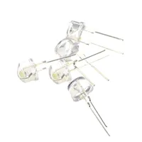 F8 8 MILLIMETRI Cappello di Paglia Bianco LED Luminoso Eccellente Light Emitting Diode Evidenziato Bianco 0.5W Astigmatismo