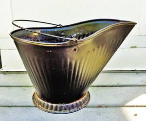 Best Quality Silver <b>Coal</b> Bucket Galvanized Metal Indoor Fireplace Storage Bucket Trending Design Affordable Price - Product Image 6
