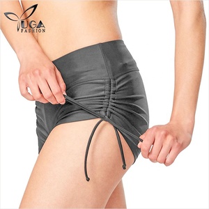 <span class=keywords><strong>Pantaloncini</strong></span> Fitness Boyleg da <span class=keywords><strong>donna</strong></span> <span class=keywords><strong>con</strong></span> stringhe laterali <span class=keywords><strong>pantaloncini</strong></span> da Yoga <span class=keywords><strong>con</strong></span> cravatte regolabili <span class=keywords><strong>pantaloncini</strong></span> da ginnastica - Product Image 3