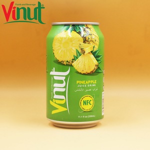 Pineapple Juice 330ml , Wholesale OEM <b>Beverage</b>, Free Sample, Naturally Sweetened - Product Image 1