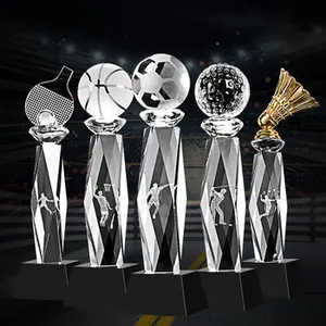 Wholesale Cheap Trophy Football Custom Laser Engraving With Wordings Or Text For Football Sports Events