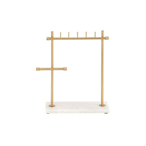 Porte-bijoux décoratif pour la maison, base en marbre, avec des fournitures en métal, inde - Product Image 6