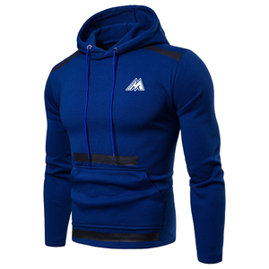 Sudaderas con capucha informales de retales para otoño e invierno, sudadera con cremallera, cálida, para deportes al aire libre, ajustada, con bolsillos delanteros - Product Image 5