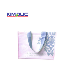 120 GSM respetuoso con el medio ambiente polipropileno reciclado no tejido bolsa de compras reutilizable laminado no tejido bolsa promocional - Product Image 6