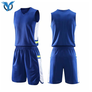 Conjunto de Uniforme de Baloncesto para Hombre, Camiseta sin Mangas con Cuello en V y Pantalones Cortos con Cintura Elástica, Diseño con Bloques de Color, Poliéster que Absorbe la Humedad - Product Image 4