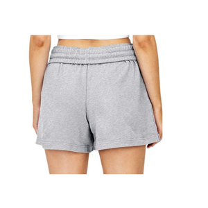 Pantalones cortos grises de alta calidad para correr para mujer con botón Decoración de flores Diseño más nuevo Peso ligero Precio al por mayor Pakistán - Product Image 2