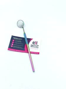 Best Arrival High Quality Rainbow Plasma Stainless Steel Circle Design Eyelash Extension <b>Mirror</b> Custom Logo Beauty Instruments - Product Image 2