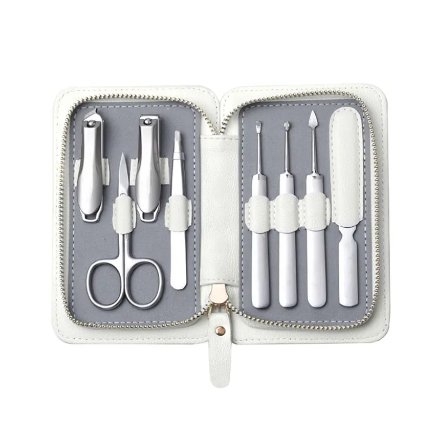 Custom Logo Manicure & Pedicure Set Stainless Steel Nail Cutter Set Luxury Nail Clipper Manicure kit Wholesale Price