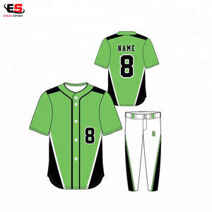 Uniformes de entrenamiento de béisbol de malla personalizados de alta calidad al por mayor, ropa deportiva de nuevo estilo impresa para equipos de América del Norte - Product Image 6