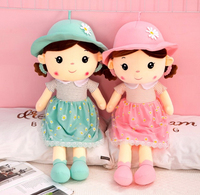 SongshanToys personnalisé en gros peluche douce 45cm pas cher enfants dormir oreiller poupée dessin animé mignon princesse poupée de chiffon