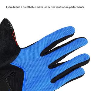 Wholesale Professional Cycling & Motocross Racing <b>Gloves</b> Custom Printed Logo <b>Mesh</b> with Gel Padded for Sports Use - Product Image 2