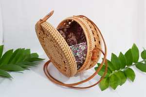 Sac à bandoulière, fait-main, Boho, marron naturel, pour cadeaux de mariage, vente en gros, haute qualité, offre spéciale - Product Image 6