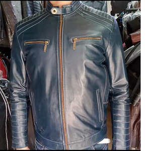 Chaqueta de Cuero Genuino 100% de Oveja para Hombre, Chaqueta de Cuero Premium, Opciones Multicolores - Product Image 2