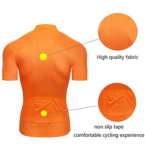 Conjunto de Jersey y Culotte de Ciclismo Personalizado, Unisex, Reversible, Sin Costuras, Cortavientos, Tallas Grandes - Product Image 4