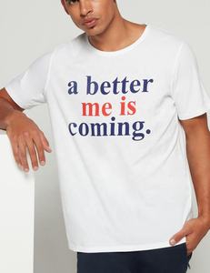 T-shirt pour homme en jersey 100% coton, imprimé sur mesure, écologique, respirant, motif uni personnalisé - Product Image 6