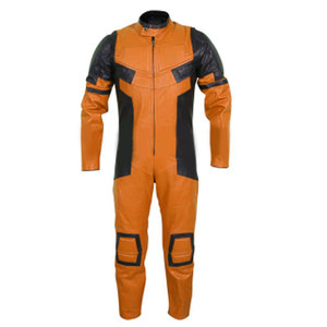 Vêtements de sport de motard pour hommes de haute qualité conçus sur mesure confortable en cuir véritable combinaison de sécurité de moto coupe-vent respirant - Product Image 4