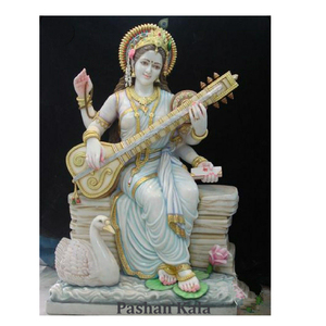 Estatua Religiosa de Mármol de Saraswati Maa - Product Image 1
