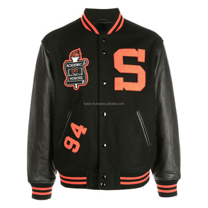 varsity jacket orange