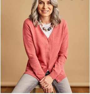 Lote de ropa de Dhaka: Cárdigan de negocios de manga larga para mujer con etiquetas de marca, cuello en V y botones, suéter de trabajo, excedente de Bangladesh - Product Image 4