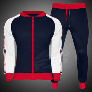 Chándal de algodón a granel para hombre, chándal ajustado con cremallera, alta calidad, nuevo diseño, OEM - Product Image 6