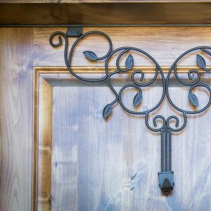 Cintre élégant de style unique de qualité supérieure Cintre de porte en fer doré - Product Image 5