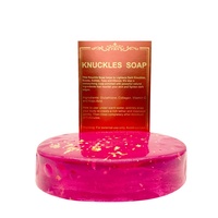 Savon Peeling Éclaircissant Anti-Taches Tenaces à Action Rapide, Atténue la Mélanine, Blanchit et Nourrit la Peau, Élimine les Taches Sombres des Articulations