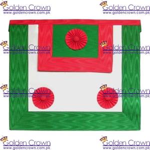 Delantal con solapa cuadrilátero Masters of St. Andrew de Escocia | Proveedor de delantal Masonic Regalia - Product Image 5