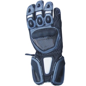 Guantes de Carreras de Karting Unisex de Cuero Genuino, Color Personalizado, con Logotipo Personalizado, Cierre de Gancho y Bucle, Impermeables, USA 2023, Más Vendidos - Product Image 2