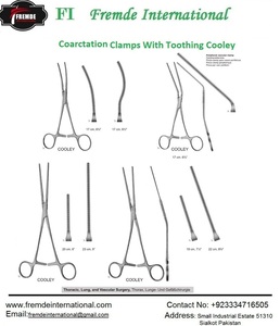 Weber-abrazaderas de Anastomosis de aorta-anastomosis con llave obakey y llave de obakey, abrazaderas aórticas Harkin con llave de paso, certificado CE - Product Image 5