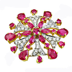 Minimalist Designer 925 Sterling Silver Charm Pendant Flower Style with White <b>Pink</b> Natural CZ Handmade Bezel Setting Necklace - Product Image 1