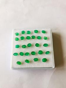 แซมเบียมรกตธรรมชาติที่มาจากมรกต4*5มม. คุณภาพดีมากพร้อมความมันวาวที่ยอดเยี่ยมและสีเขียวที่ดีที่ใช้ในการทำเครื่องประดับ - Product Image 4