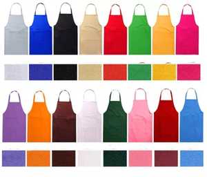 ผ้ากันเปื้อนทำอาหารสำหรับคาเฟ่ร้านอาหาร,ผ้ากันเปื้อนสำหรับเชฟกันน้ำผ้าฝ้ายโพลีเอสเตอร์ติดโลโก้ได้ตามต้องการ - Product Image 6