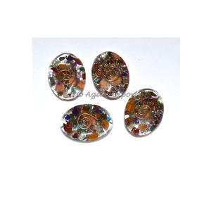 อัญมณีกำเนิดพลังงานทรงรีสำหรับการบำบัดจักระออร์แกน - Product Image 1