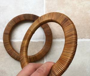 ที่ถูกที่สุดขายส่งกระเป๋าหวายทอจับ - Product Image 5