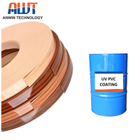 Revêtement liquide polyuréthane vernis UV haute brillance pour bande de chant en PVC et matériaux plastiques