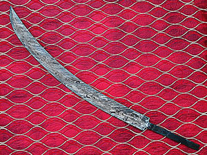 Hot Selling Handmade Damascus Steel Blank Blades for Sale / Latest Design Forge Damascus Steel Blank Blade for <b>Knives</b> - Product Image 4